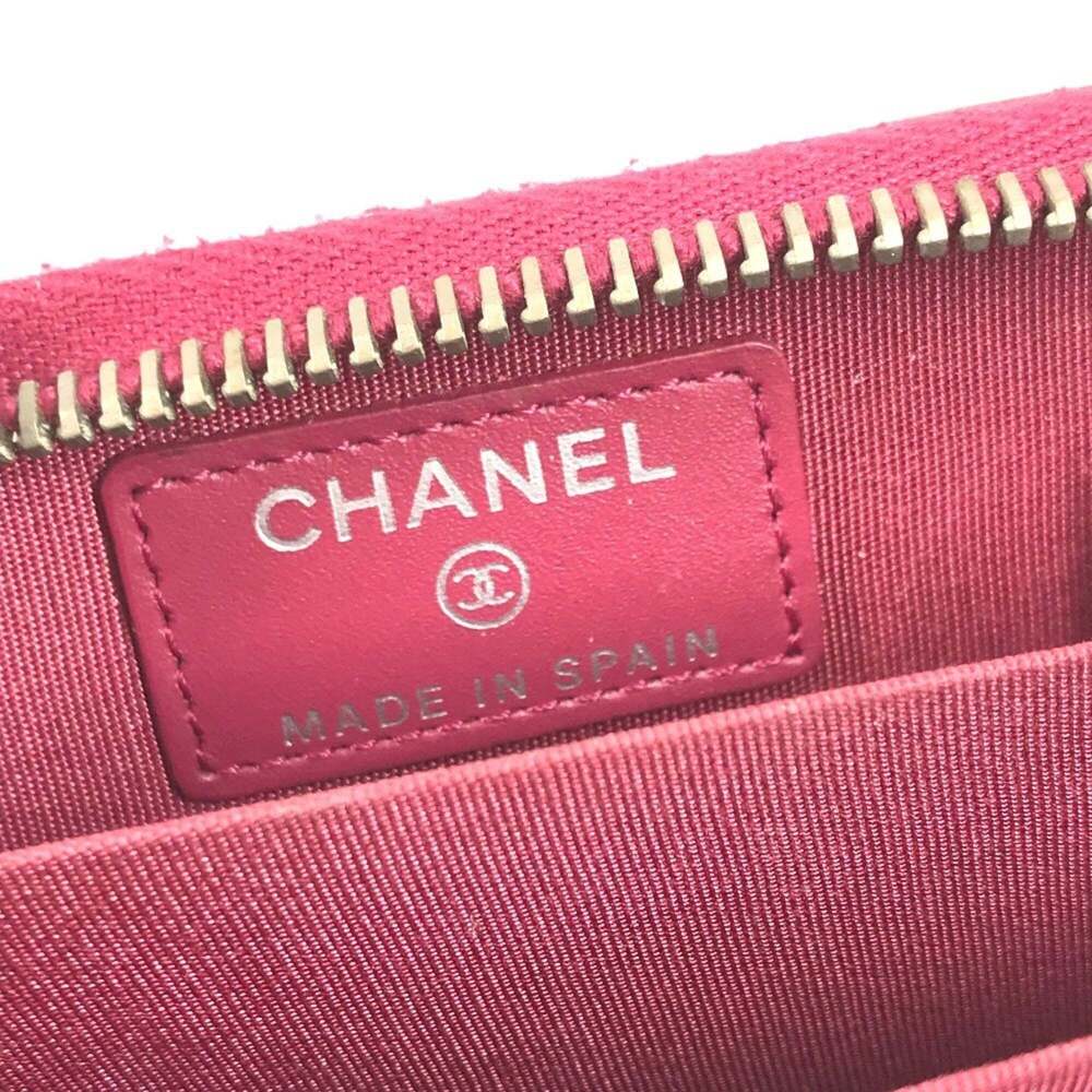 CHANEL Pink Logo Wallet - Picture 12 of 15